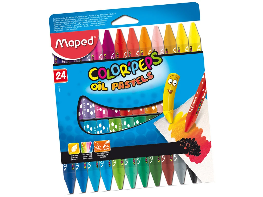 MAPED Color'Peps Oils Pastels (24 Farben) 5 MAPED Color'Peps Oils Pastels (24 Farben) – Bild 3