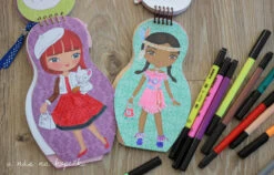 Djeco Filzstifte Mit 2 Spitzen Klassik -Schulrucksack 3176