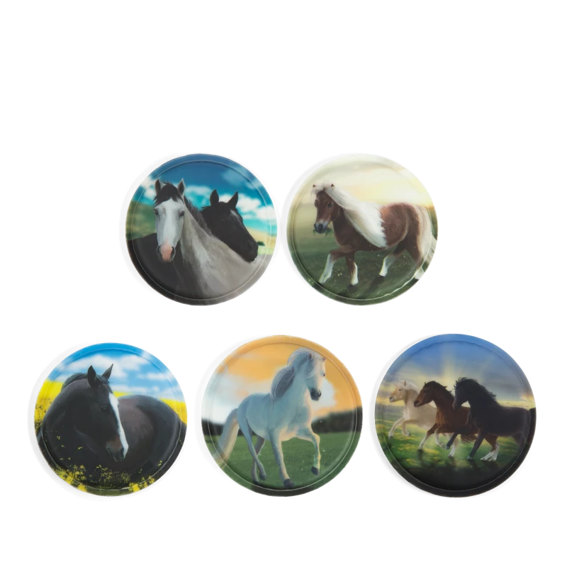 Ergobag Klettie-Set (5-tlg.) MATT - Wilde Pferde 3 Ergobag Klettie-Set (5-tlg.) MATT - Wilde Pferde