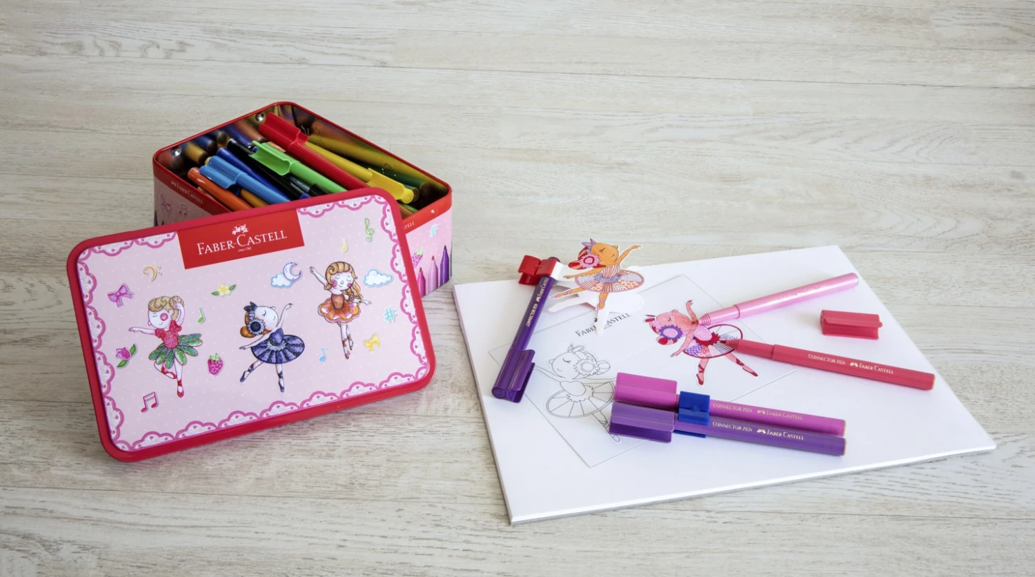 Faber-Castell Connector Filzstift- Set Ballerina, 45-teilig 9 Faber-Castell Connector Filzstift- Set Ballerina, 45-teilig – Bild 7