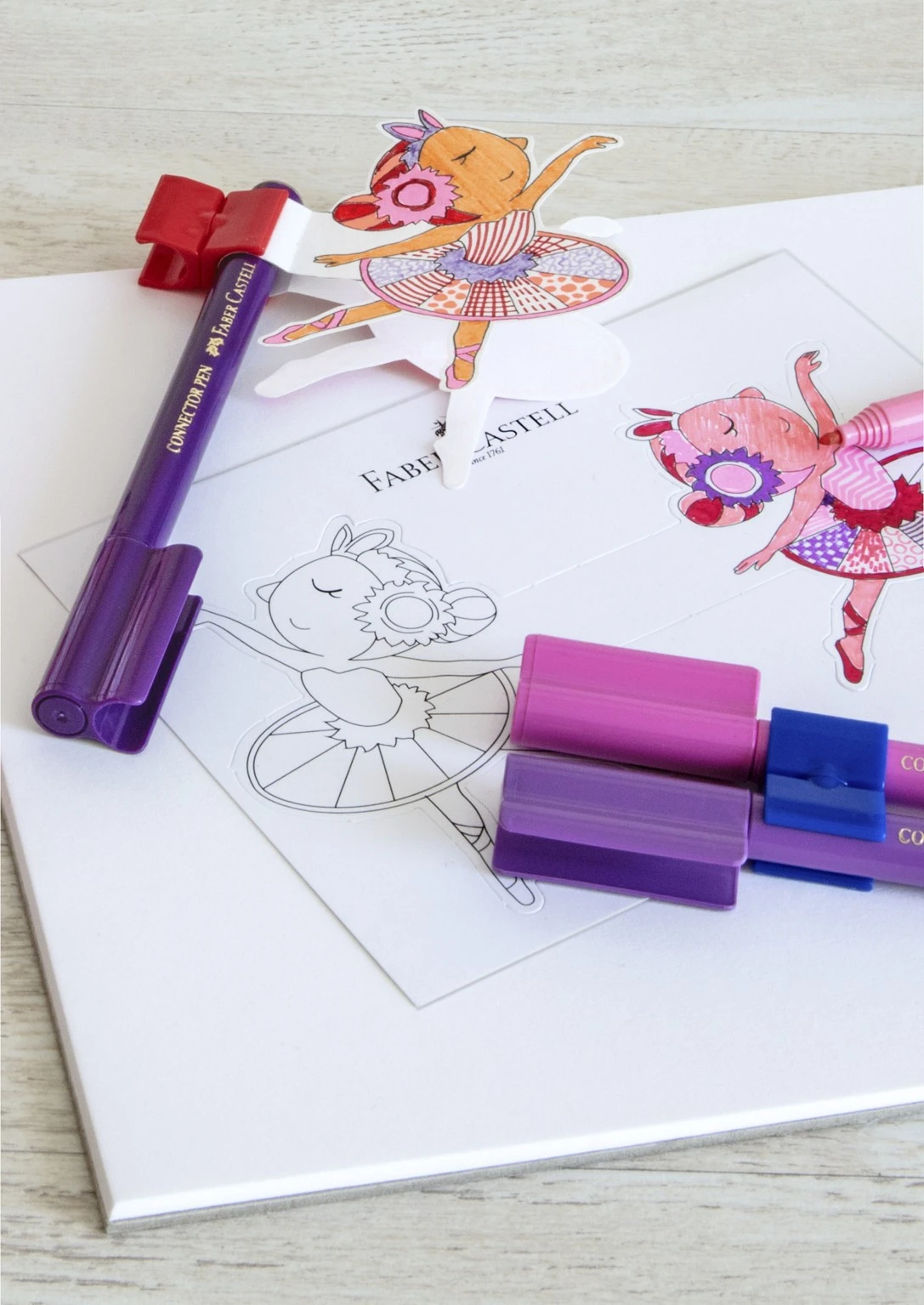 Faber-Castell Connector Filzstift- Set Ballerina, 45-teilig 11 Faber-Castell Connector Filzstift- Set Ballerina, 45-teilig – Bild 9