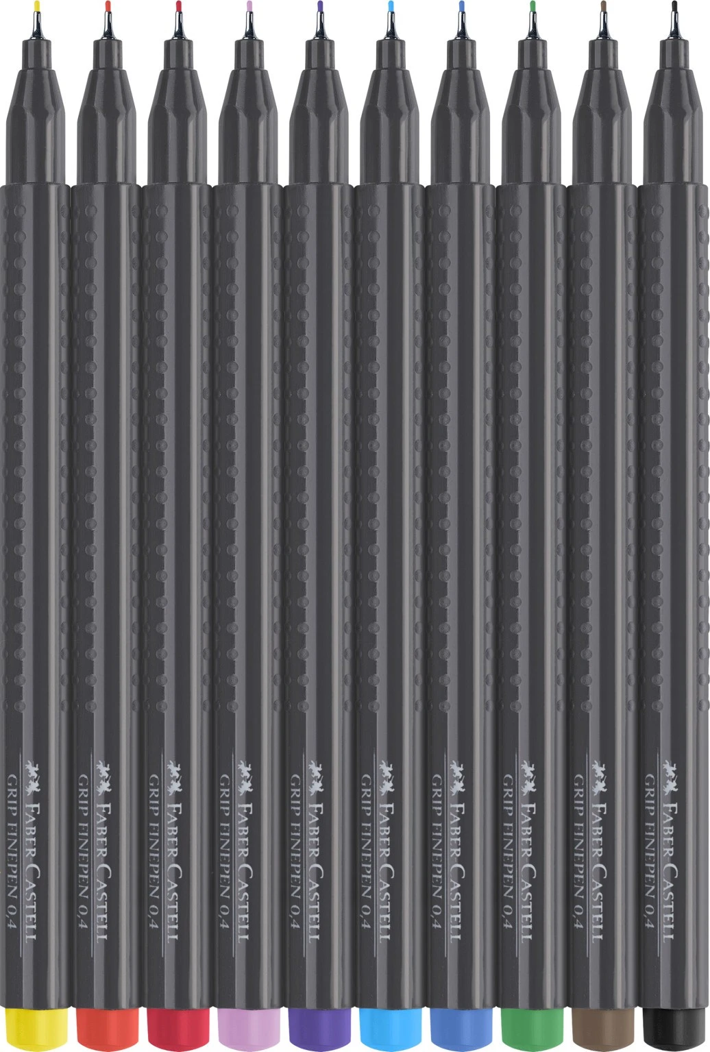 Faber-Castell Grip Fineliner, 0.4, 10er Kunststoffetui 5 Faber-Castell Grip Fineliner, 0.4, 10er Kunststoffetui – Bild 3