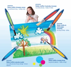 Pelikan Griffix® Pinselset (5 Stück) -Schulrucksack 35860