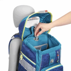 Step By Step Schulranzen-Set „2IN1 PLUS REFLECT“, Rainbow Colibri, Schulranzen & Schulrucksack, Extra Reflektierend -Schulrucksack 41092