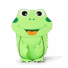 Affenzahn Kindergartenrucksack Kleiner Freund - Frosch Neon