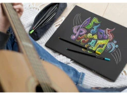 Faber-Castell Black Edition Bunstifte, 36er Kartonetui -Schulrucksack 43759