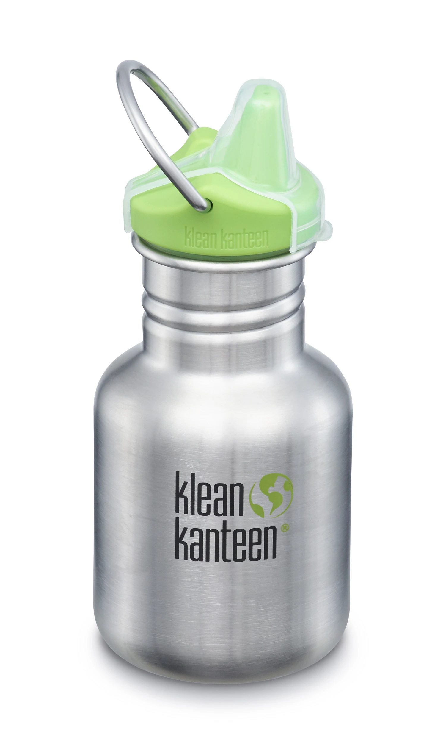Klean Kanteen Edelstahl Trinkflasche Kid Classic 355ml Sippy Cap - Brushed Stainless (Edelstahl Gebürstet) 3 Klean Kanteen Edelstahl Trinkflasche Kid Classic 355ml Sippy Cap - Brushed Stainless (Edelstahl Gebürstet)