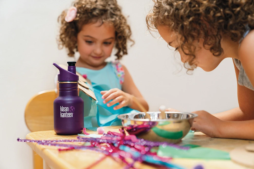 Klean Kanteen Edelstahl Trinkflasche Kid Classic 355 Ml Sport Cap - Grape Jelly Matt (dunkellila) 7 Klean Kanteen Edelstahl Trinkflasche Kid Classic 355 Ml Sport Cap - Grape Jelly Matt (dunkellila) – Bild 5