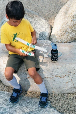 Klean Kanteen Edelstahl Isolierflasche Kid Classic 355ml Sport Cap - Brushed Stainless (Edelstahl Gebürstet) -Schulrucksack 44165