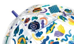 Djeco Regenschirm Fische Mit Farbwechsel (Ø70cm) In Transparent/bunt -Schulrucksack 46553