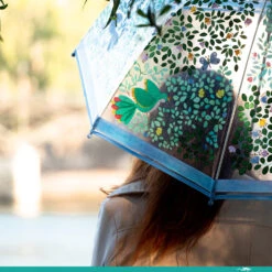 Djeco Kinder-Regenschirm - Im Regen -Schulrucksack 46574