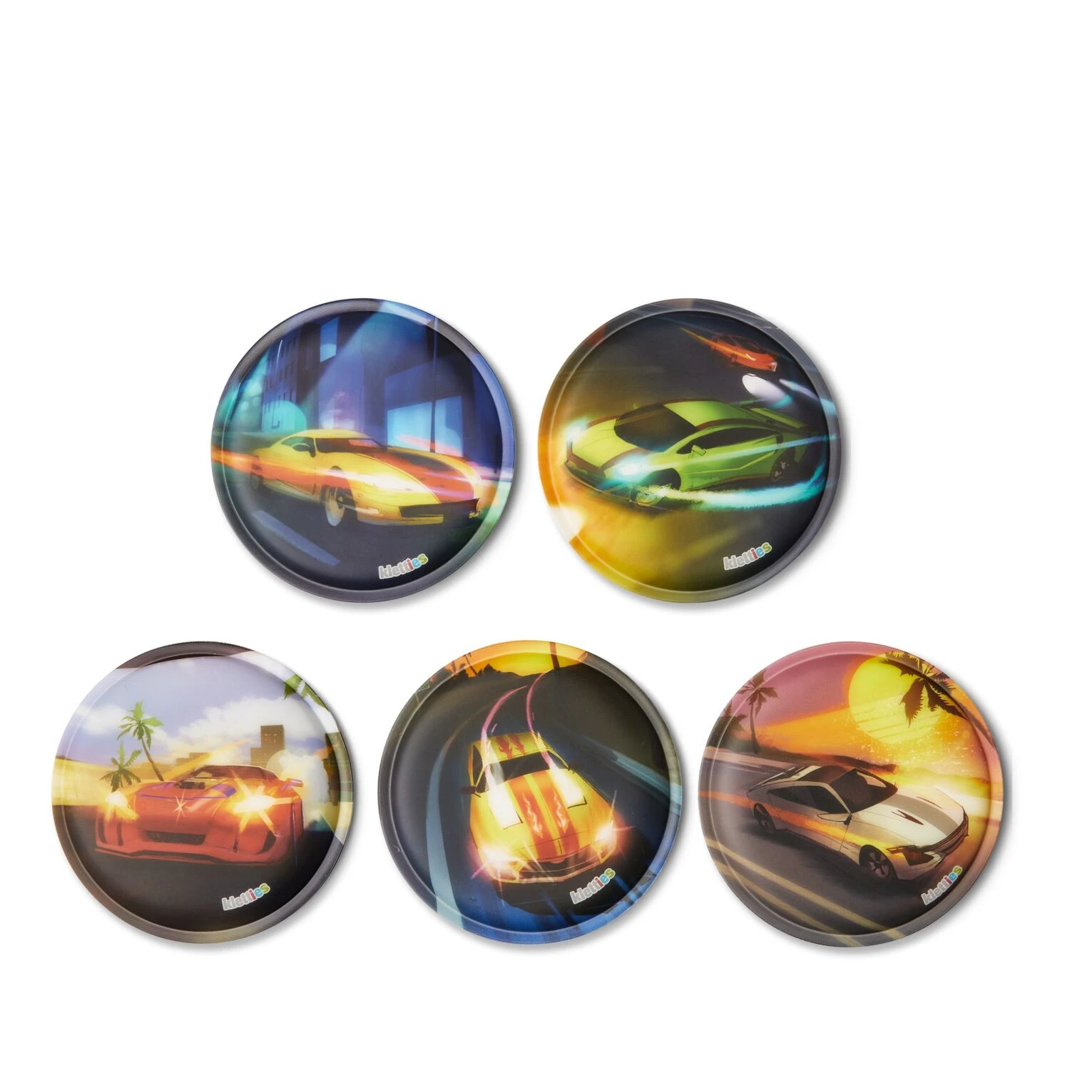 Ergobag Klettie-Set (5-tlg.) MATT - Rennwagen 2 3 Ergobag Klettie-Set (5-tlg.) MATT - Rennwagen 2