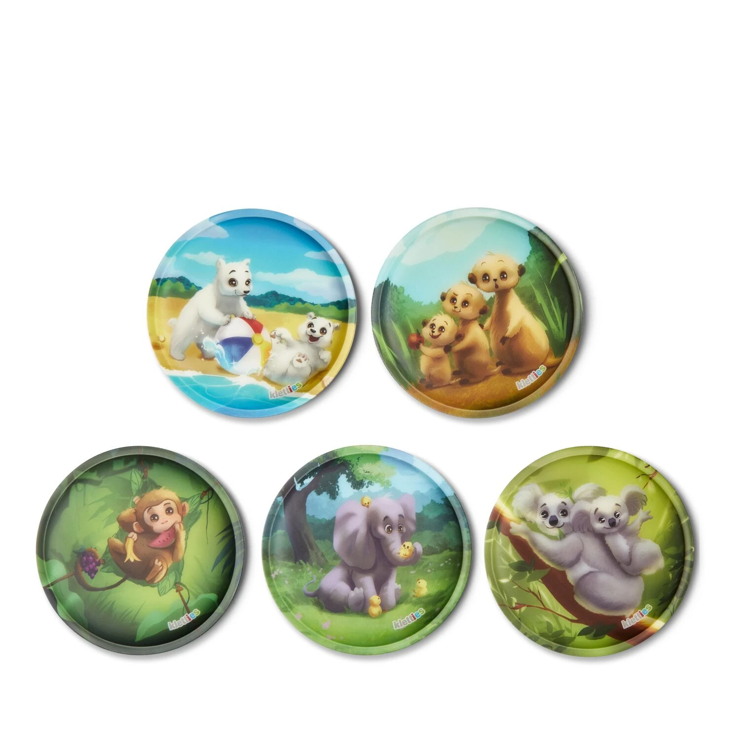 Ergobag Klettie-Set (5-tlg.) MATT - Zoobabies 3 Ergobag Klettie-Set (5-tlg.) MATT - Zoobabies