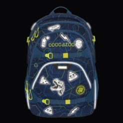 Coocazoo Aufkleber-Set "StickyRicky", Schwarz, Reflektierend Und Wasserfest, Selbstklebende Textilsticker -Schulrucksack 49218