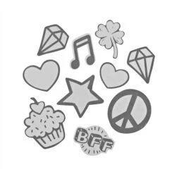 Coocazoo Aufkleber-Set "StickyRicky", Silber, Reflektierend Und Wasserfest, Selbstklebende Textilsticker -Schulrucksack 49231