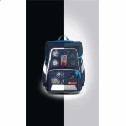 Step By Step Aufkleber-Set, Reflektierend Und Wasserfest, Selbstklebende Textilsticker, Schwarz -Schulrucksack 49238