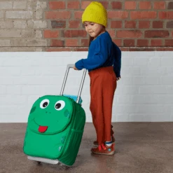 Affenzahn Kinderkoffer Frosch -Schulrucksack 50714