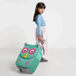 Affenzahn Kinderkoffer Eule -Schulrucksack 50760