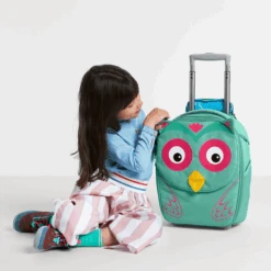Affenzahn Kinderkoffer Eule -Schulrucksack 50761
