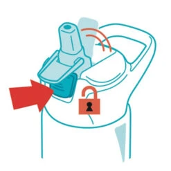 MAPED Picnic Concept Kids Trinkflasche (blau, 0,43 Liter) -Schulrucksack 51423