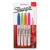 Permanentmarker Sharpie Fine 4er Set - Zusatzfarben -Schulrucksack 51624