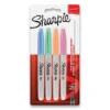 Permanentmarker Sharpie Fine 4er Set - Pastellfarben -Schulrucksack 51625
