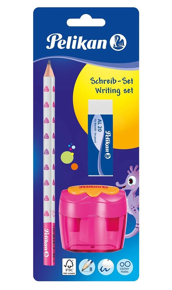 Pelikan Set - Bleistift, Radiergummi, Spitzer 4 Pelikan Set - Bleistift, Radiergummi, Spitzer – Bild 2