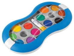 Pelikan Blaue Aquarellfarben Space