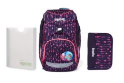 Schulset Ergobag Prime - Bärmuda Viereck: Schulrucksack + Federmäppchen + Heftebox