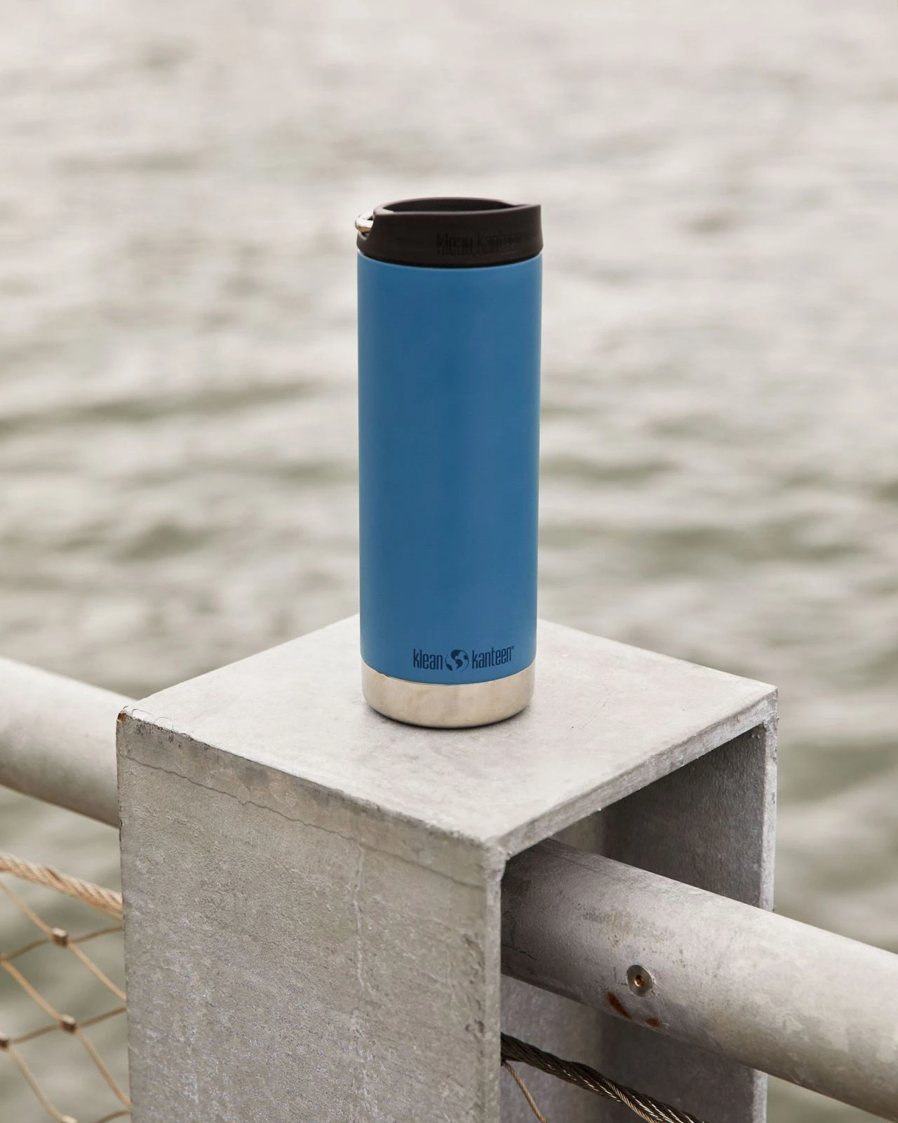 Thermosflasche Klean Kanteen TKWide W/Café Cap – Real Teal 473 Ml 7 Thermosflasche Klean Kanteen TKWide W/Café Cap – Real Teal 473 Ml – Bild 5