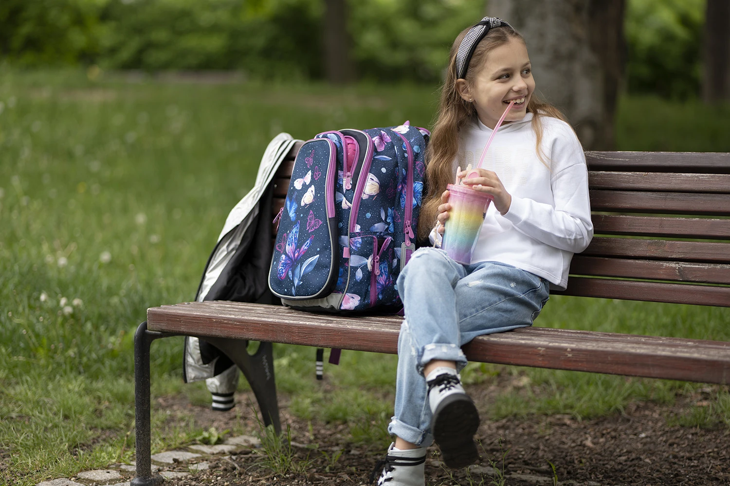 Schulset Topgal LYNN 21007 G - Schulrucksack + Federmäppchen + Schuhbeutel 4 Schulset Topgal LYNN 21007 G - Schulrucksack + Federmäppchen + Schuhbeutel – Bild 2