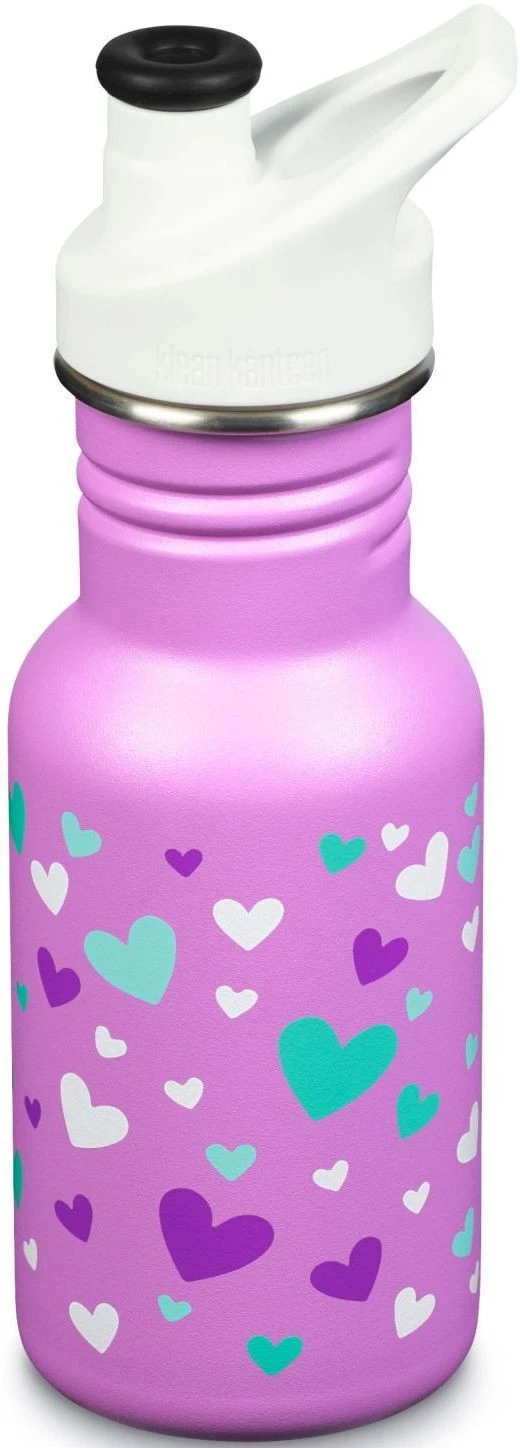 Edelstahl Trinkflasche Klean Kanteen Kid Classic Sport Cap 355ml Sport Cap - Orchid Hearts 3 Edelstahl Trinkflasche Klean Kanteen Kid Classic Sport Cap 355ml Sport Cap - Orchid Hearts