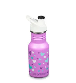 Edelstahl Trinkflasche Klean Kanteen Kid Classic Sport Cap 355ml Sport Cap - Orchid Hearts 13 Edelstahl Trinkflasche Klean Kanteen Kid Classic Sport Cap 355ml Sport Cap - Orchid Hearts -Schulrucksack 57643
