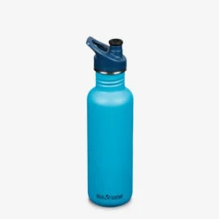 Edelstahl Trinkflasche Klean Kanteen Kid Classic 800ml Sport Cap - Hawaiian Ocean, 800 Ml