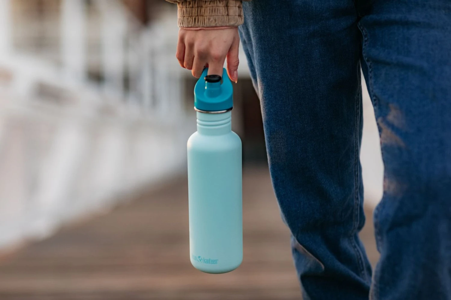 Edelstahl Trinkflasche Klean Kanteen Kid Classic 800ml Sport Cap - Hawaiian Ocean, 800 Ml 4 Edelstahl Trinkflasche Klean Kanteen Kid Classic 800ml Sport Cap - Hawaiian Ocean, 800 Ml – Bild 2