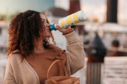 Edelstahl Trinkflasche Klean Kanteen Kid Classic 800ml Sport Cap - Lemons, 800 Ml -Schulrucksack 58848