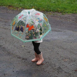Djeco Regenschirm Blumen Und Vögel -Schulrucksack 59221