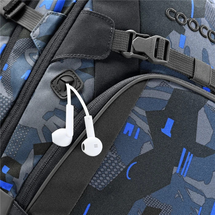 Schulrucksack Coocazoo MATE, Blue Craft, AGR-Zertifikat 5 Schulrucksack Coocazoo MATE, Blue Craft, AGR-Zertifikat – Bild 3