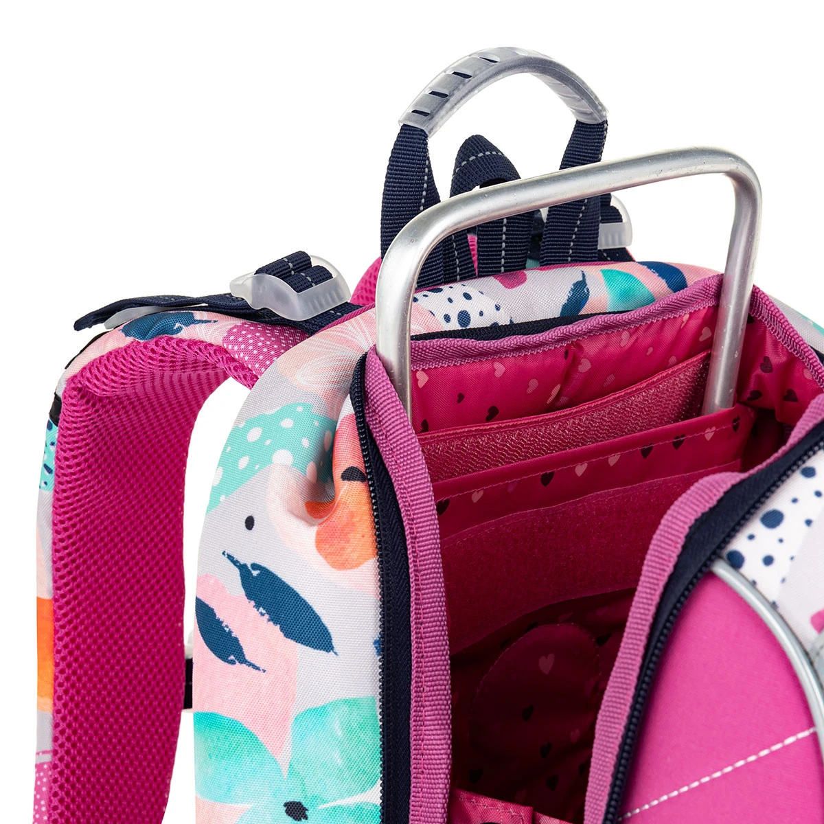 Großes Schulset Topgal BEBE 22001 G - Schulaktentasche + Federmäppchen + Schuhbeutel + Regenhülle 6 Großes Schulset Topgal BEBE 22001 G - Schulaktentasche + Federmäppchen + Schuhbeutel + Regenhülle – Bild 4