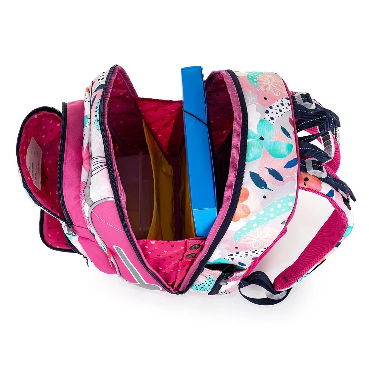 Großes Schulset Topgal BEBE 22001 G - Schulaktentasche + Federmäppchen + Schuhbeutel + Regenhülle 7 Großes Schulset Topgal BEBE 22001 G - Schulaktentasche + Federmäppchen + Schuhbeutel + Regenhülle – Bild 5