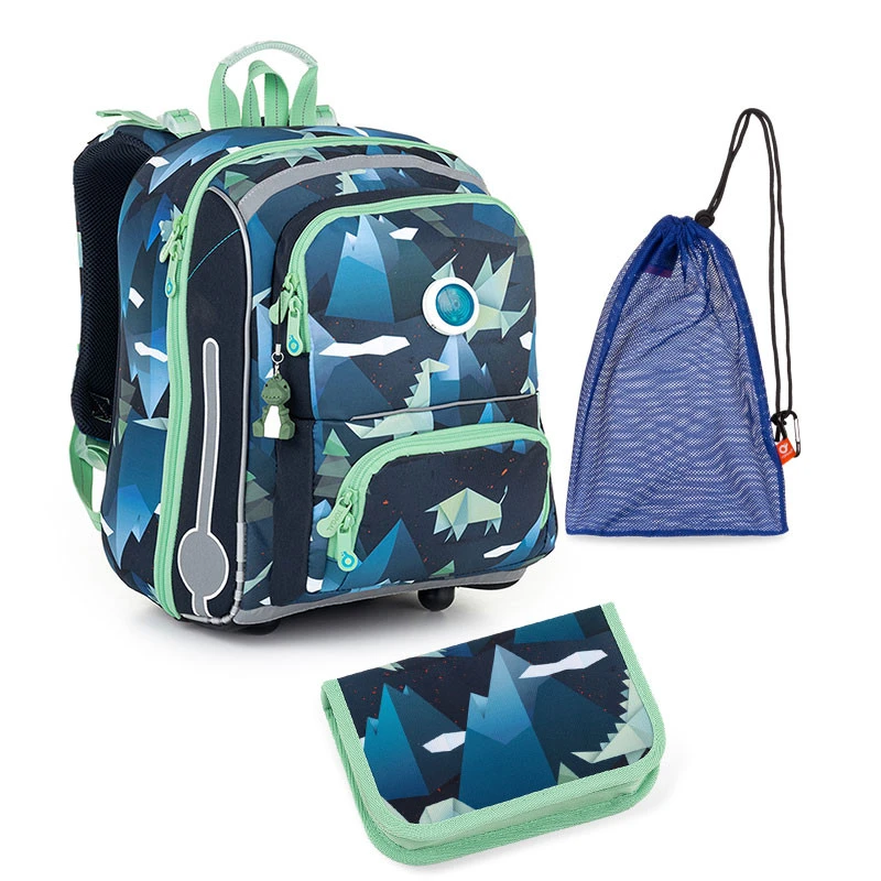 Schulset Topgal BEBE 22012 B - Schulaktentasche + Federmäppchen + Schuhbeutel 3 Schulset Topgal BEBE 22012 B - Schulaktentasche + Federmäppchen + Schuhbeutel