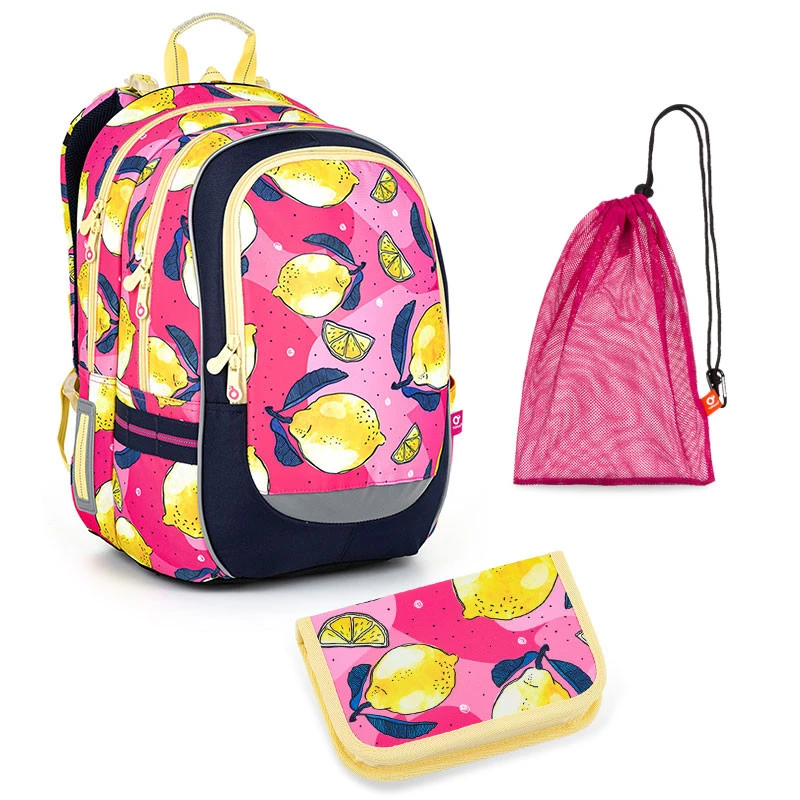 Schulset Topgal CODA 22010 G - Schulrucksack + Federmäppchen + Schuhbeutel 3 Schulset Topgal CODA 22010 G - Schulrucksack + Federmäppchen + Schuhbeutel