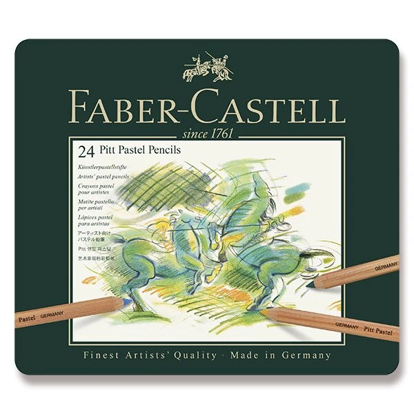 Faber-Castell Pitt Pastellstift, 24er Metalletui 3 Faber-Castell Pitt Pastellstift, 24er Metalletui