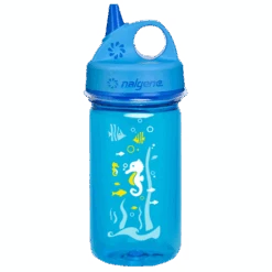 Kindertrinkflasche Nalgene Grip´n Gulp - Blue Seahorse, 350 Ml