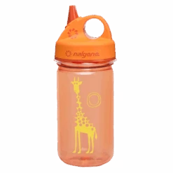 Kindertrinkflasche Nalgene Grip´n Gulp - Orange Girafee, 350 Ml