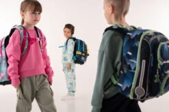 Großes Schulset Topgal BEBE 22012 B - Schulaktentasche + Federmäppchen + Schuhbeutel + Regenhülle -Schulrucksack 62695