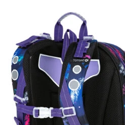 Großes Schulset Topgal MIRA 22009 B - Schultasche + Federmäppchen + Schuhbeutel + Regenhülle -Schulrucksack 63202