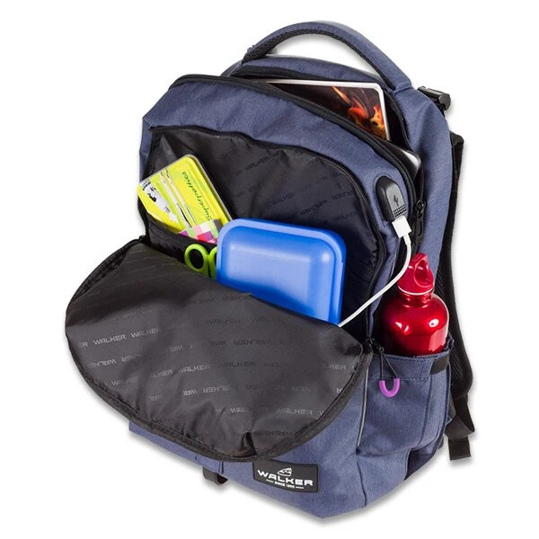 Schulrucksack WALKER Elite, Blue Ivy/Pink 4 Schulrucksack WALKER Elite, Blue Ivy/Pink – Bild 2