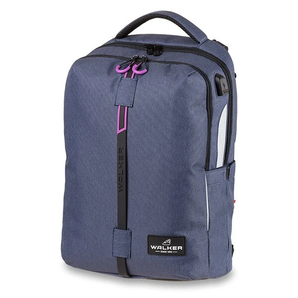 Schulrucksack WALKER Elite, Blue Ivy/Pink 3 Schulrucksack WALKER Elite, Blue Ivy/Pink