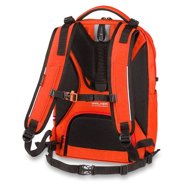 Schulrucksack WALKER Elite, Red Melange 4 Schulrucksack WALKER Elite, Red Melange – Bild 2